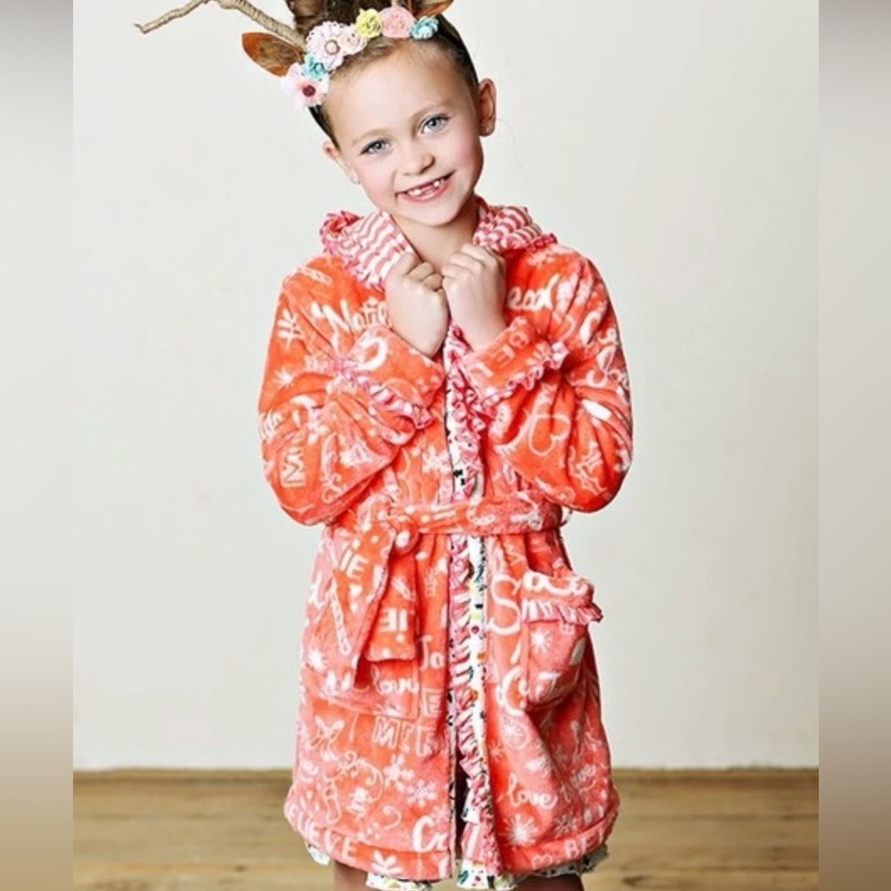 Matilda Jane Friends Forever Robe Esme  Holiday Size Medium EUC 8 10